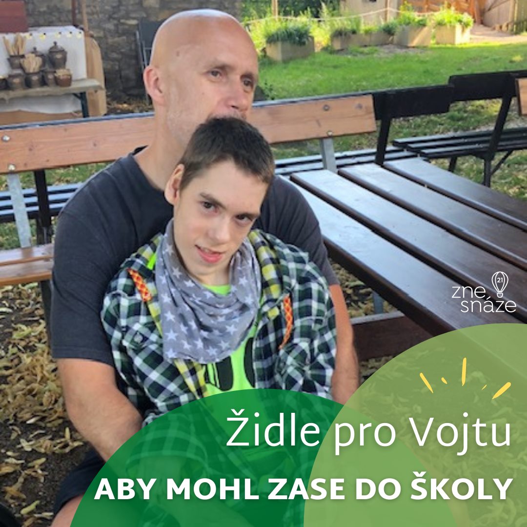 Pomozte s námi Vojtovi. Aby mohl zase do školy