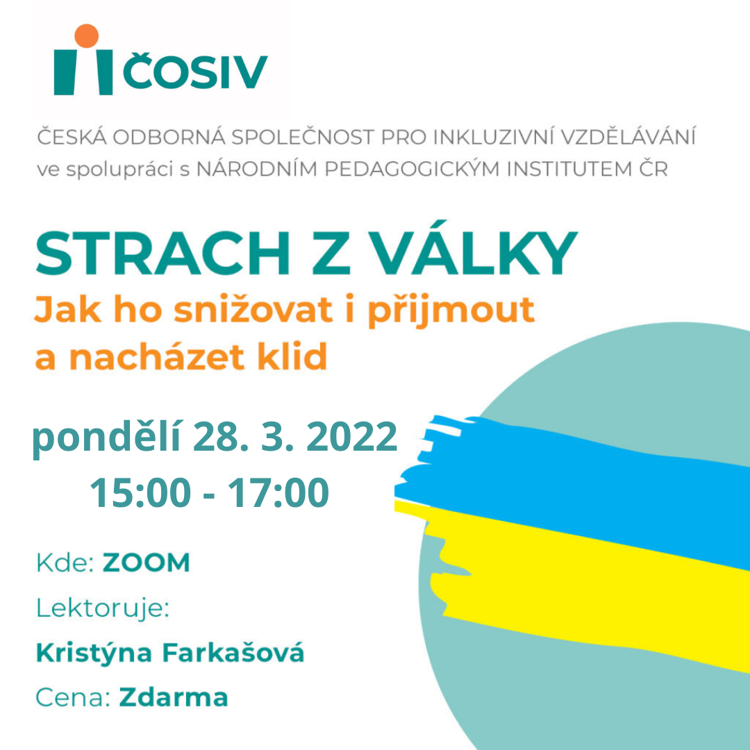 Webinář: STRACH Z VÁLKY – Jak ho snižovat i přijmout a nacházet klid