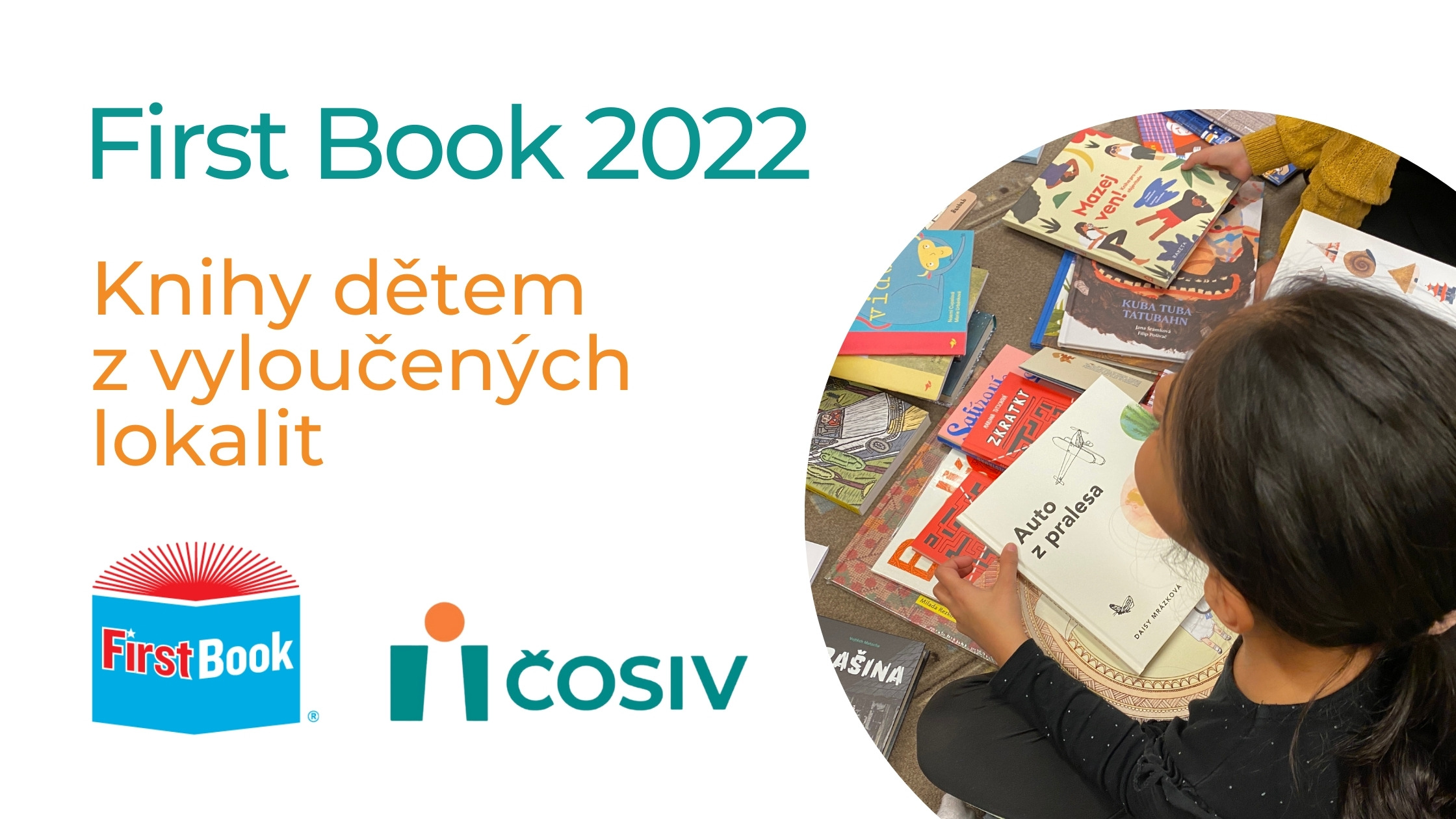 First Book letos v Česku zaplatila 512 knih, putovaly dětem do škol, azylových domů a nízkoprahových center