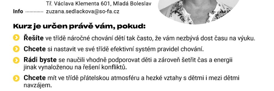 Třídní PBIS Mladá Boleslav: Pozitivní podpora chování a předcházení konfliktům ve třídě